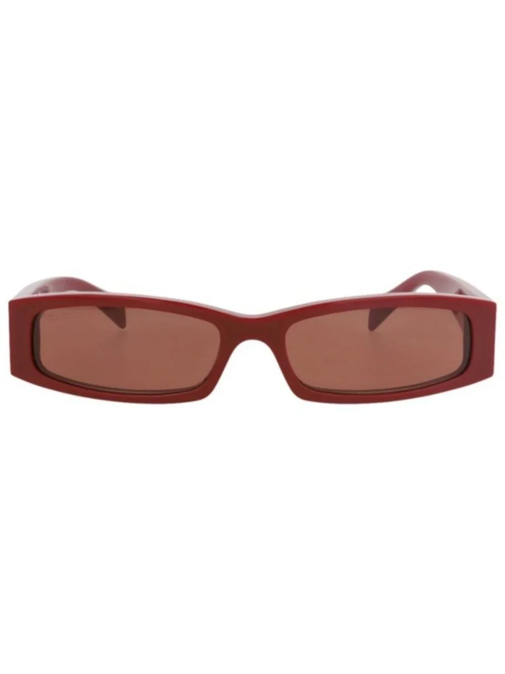 New Gucci Mens Square/Rectangle Burgundy Burgundy Brown Fashion Designer Sunglas